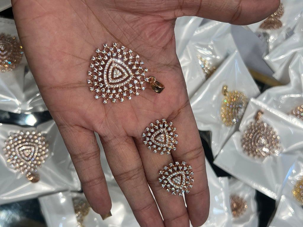 Premium diamond finish gj polish repolishable pendant set product code 52
