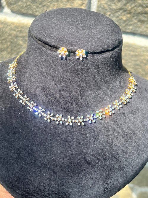 Premium diamond finish ad necklace product code 820
