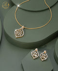 Premium diamond finish pendant set product code D20